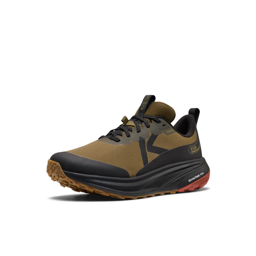 Roam wasserdichte Trailrunning-Schuhe für Herren | Dark Olive/Burnt Brick - Image 3