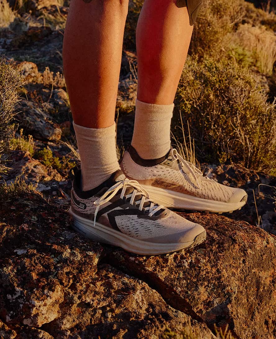 Seek Trailrunning-Schuhe für Herren | Black/Sunset Sand - Image 8