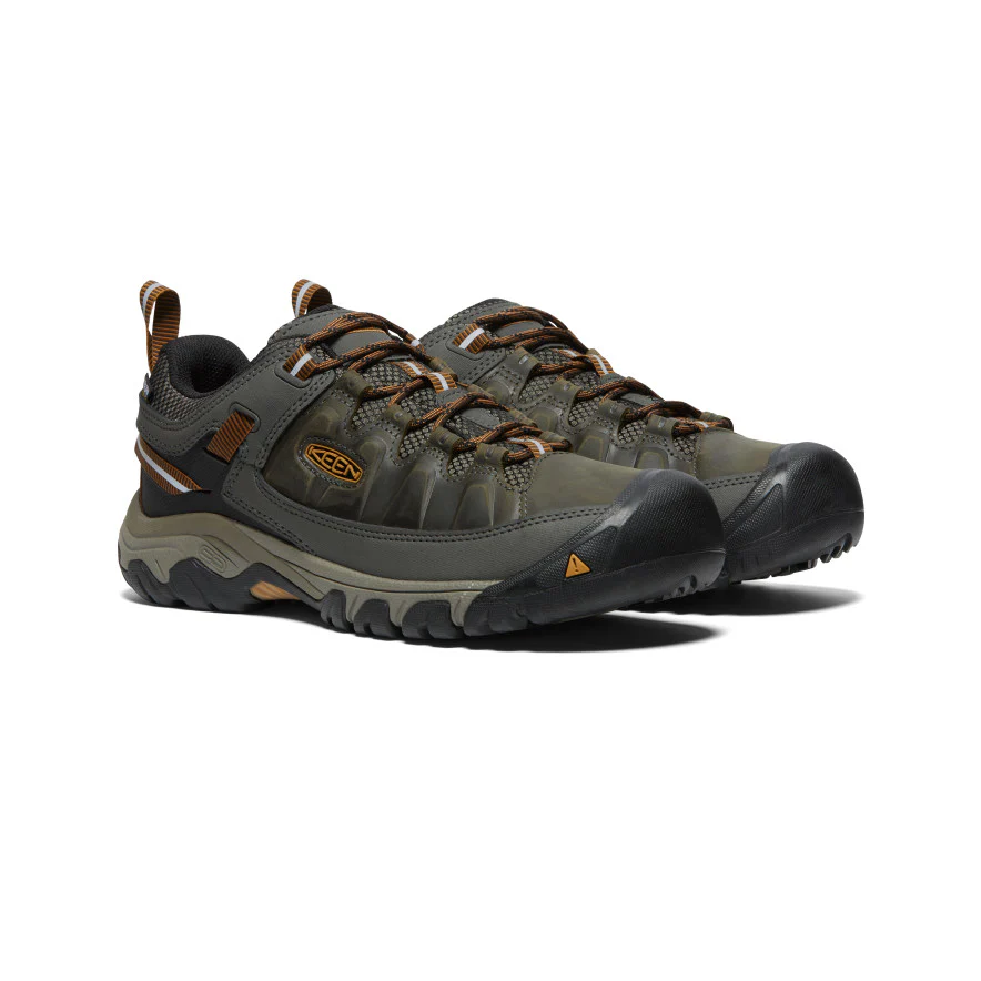 Targhee III Wasserdichte Wanderschuhee für Herren | Black Olive/Golden Brown - Image 2