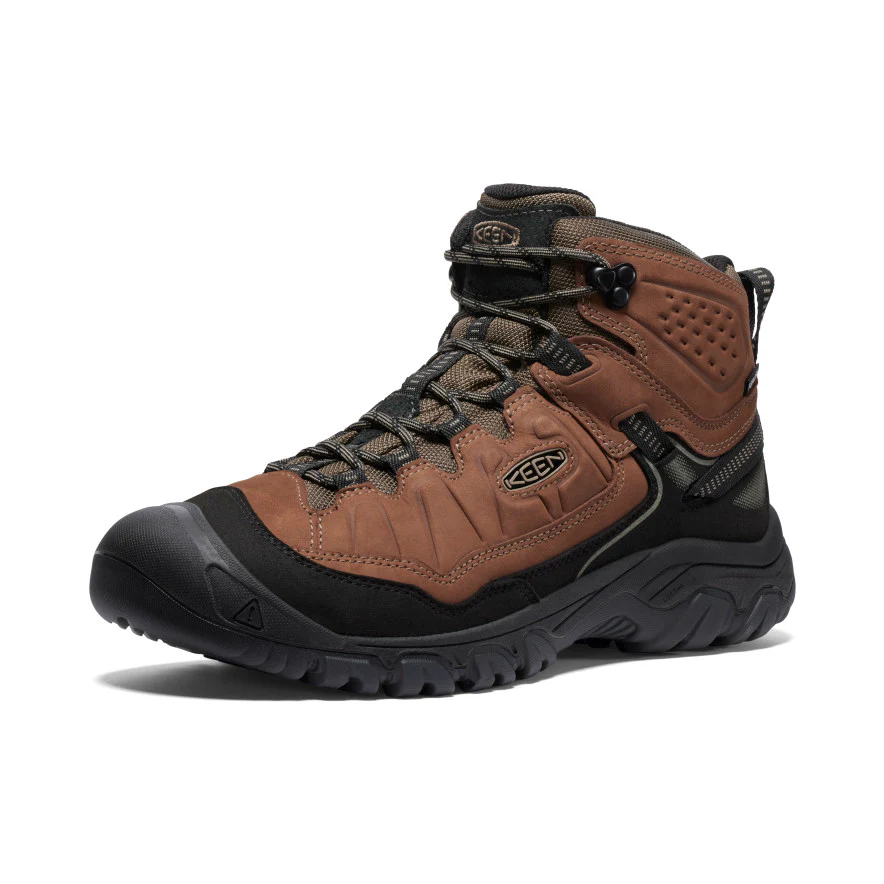 Targhee IV Wide Wasserdichte Wanderstiefel für Herren | Bison/Black - Image 3