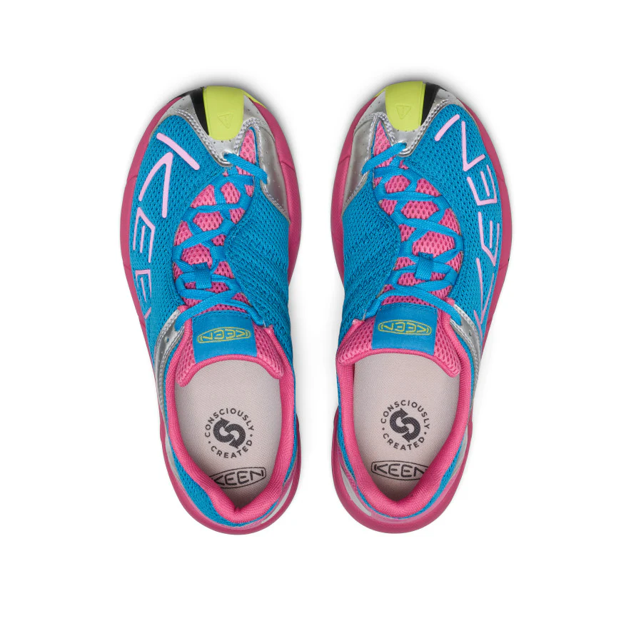 A86 Trailrunning-Schuhe für Damen | Swedish Blue/Shocking Pink - Image 4