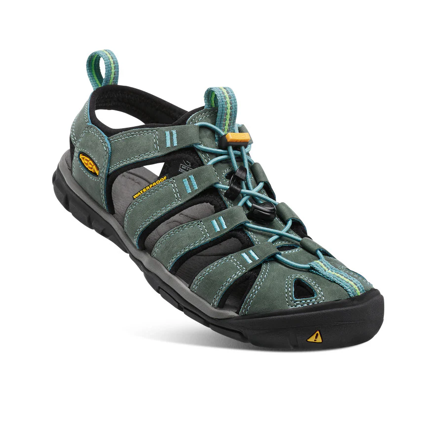 Clearwater Leather CNX Sandale für Damen | Mineral Blue/Yellow - Image 3
