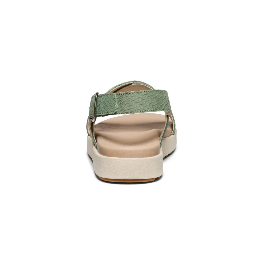Elle Luxe Sandale mit überkreuzten Riemchen für Damen | Granite Green/Granite Green - Image 5