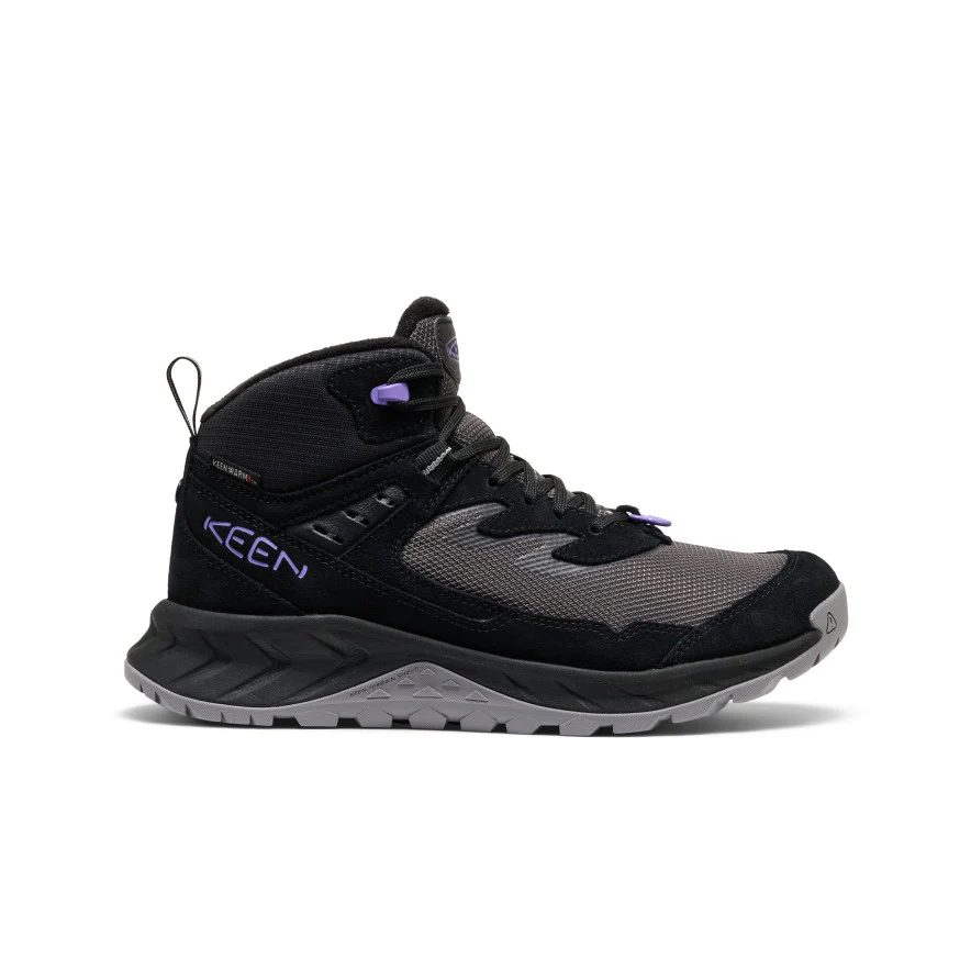 Hightrail Polar Wasserdichte Wanderstiefel für Damen | Black/Aster Purple