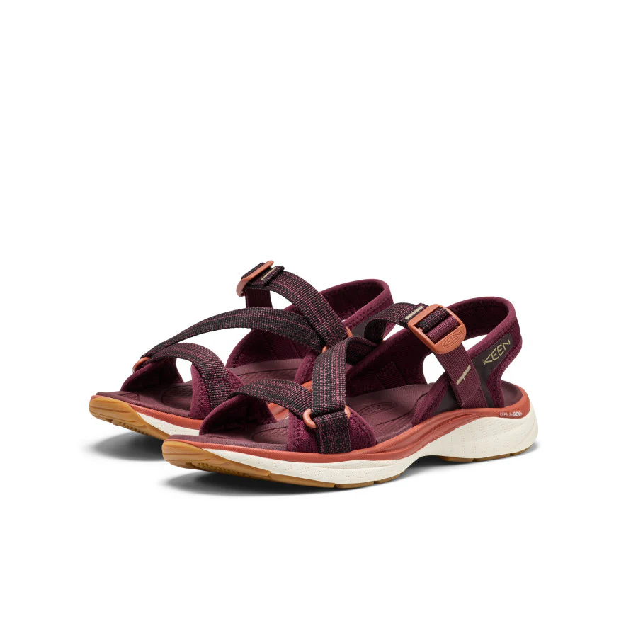 Leiki Open-Toe Sandale für Damen  |  Fig/Burnt Brick - Image 11