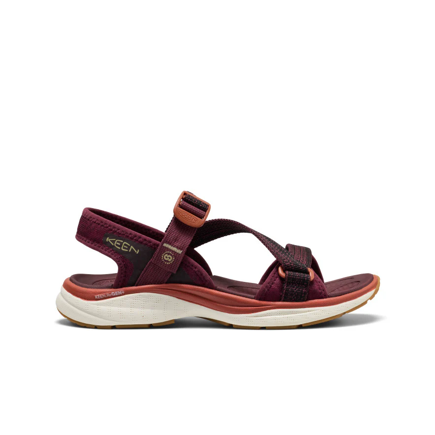Leiki Open-Toe Sandale für Damen  |  Fig/Burnt Brick - Image 12
