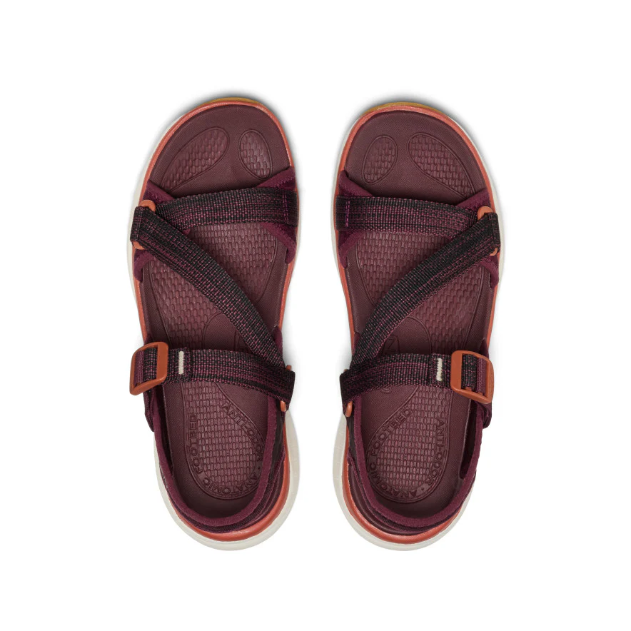 Leiki Open-Toe Sandale für Damen  |  Fig/Burnt Brick - Image 8