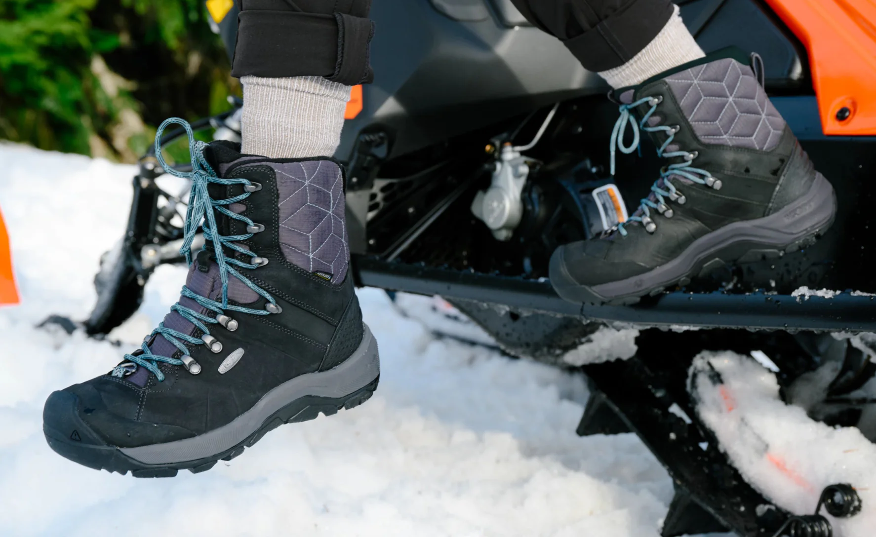 Revel IV High Polar Wasserdichte Wanderstiefel für Damen | Black/North Atlantic - Image 6