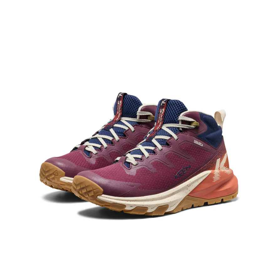 Targhee Apex Wasserdichte Wanderstiefel für Damen  |  Fig/Burnt Brick - Image 2