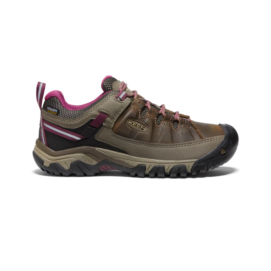 Targhee III Wasserdichte Wanderschuhee für Damen | Weiss/Boysenberry