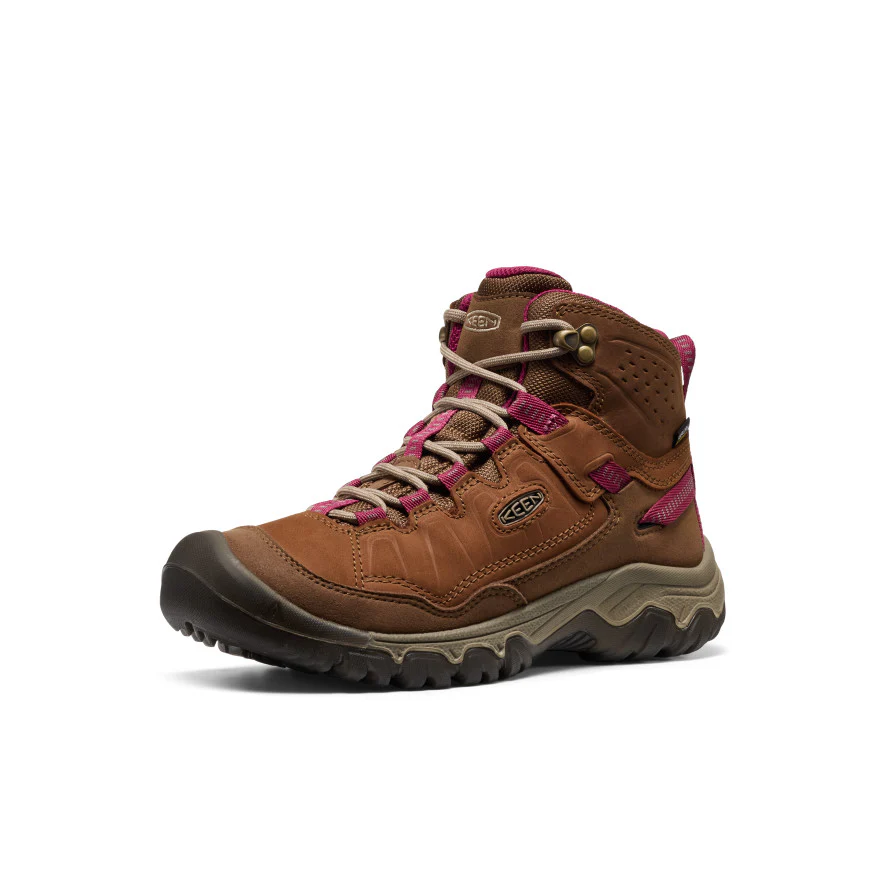 Targhee IV Wasserdichte Wanderstiefel für Damen | Bison/Beaujolais - Image 3