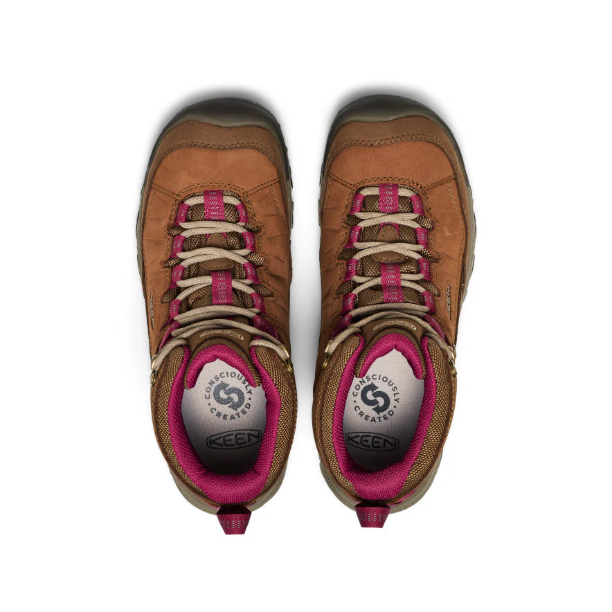 Targhee IV Wasserdichte Wanderstiefel für Damen | Bison/Beaujolais - Image 4