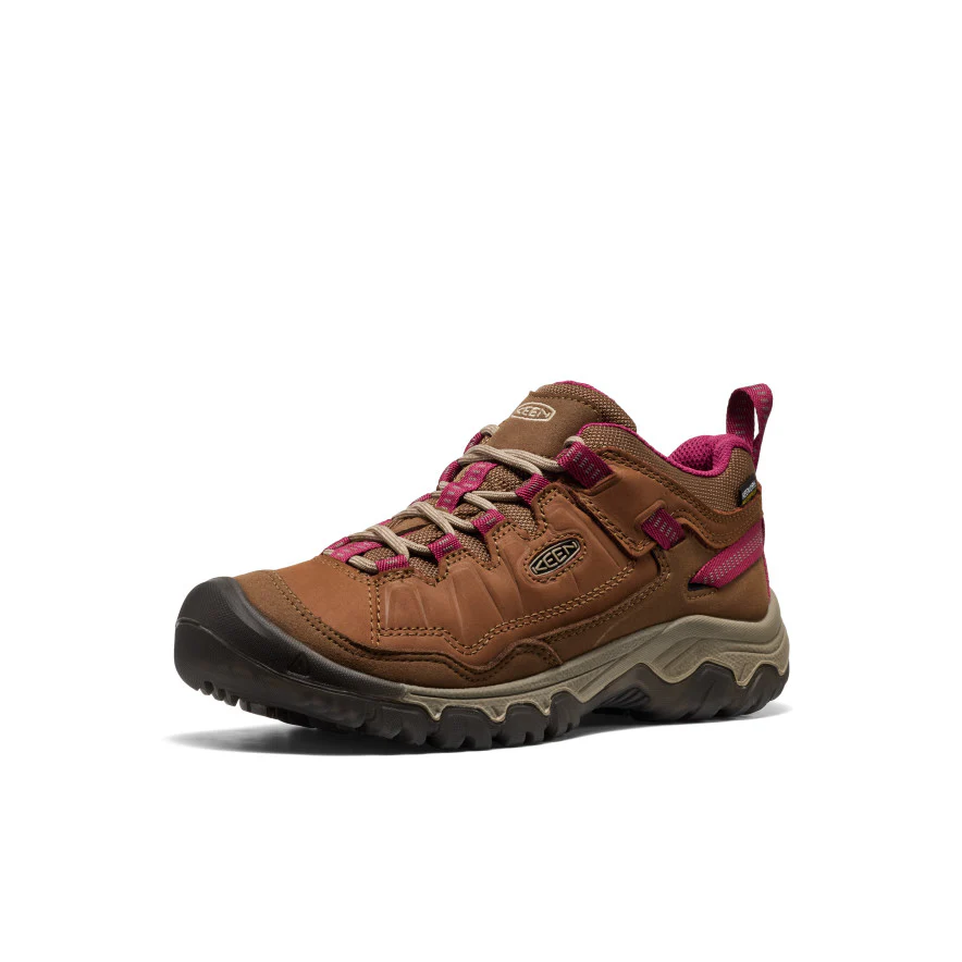 Targhee IV Wasserdichte Wanderschuhe für Damen | Bison/Beaujolais - Image 3