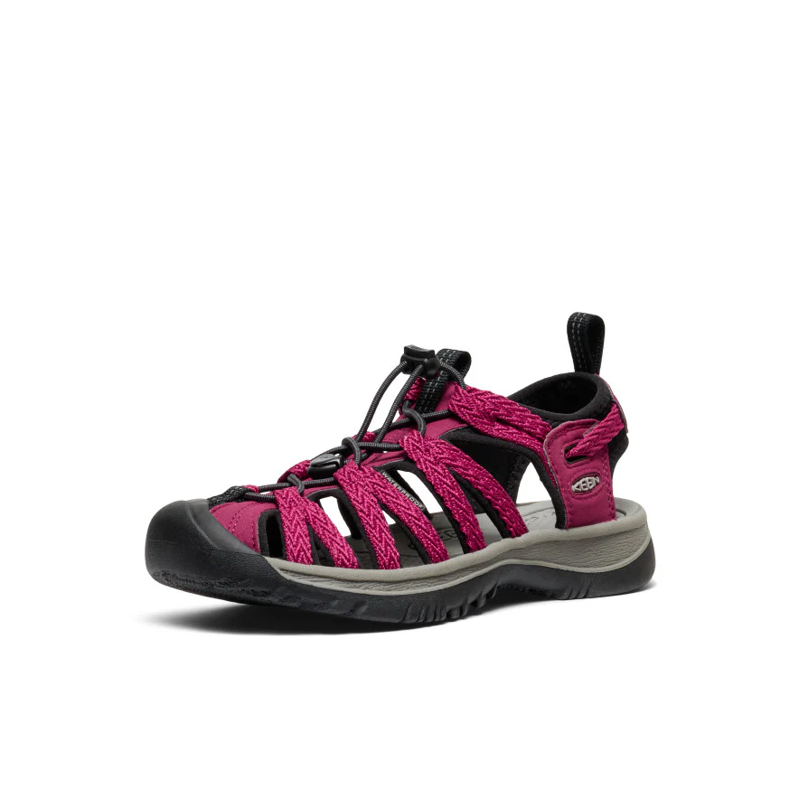 Whisper Sandalen für Damen  |  Beaujolais/Black - Image 3