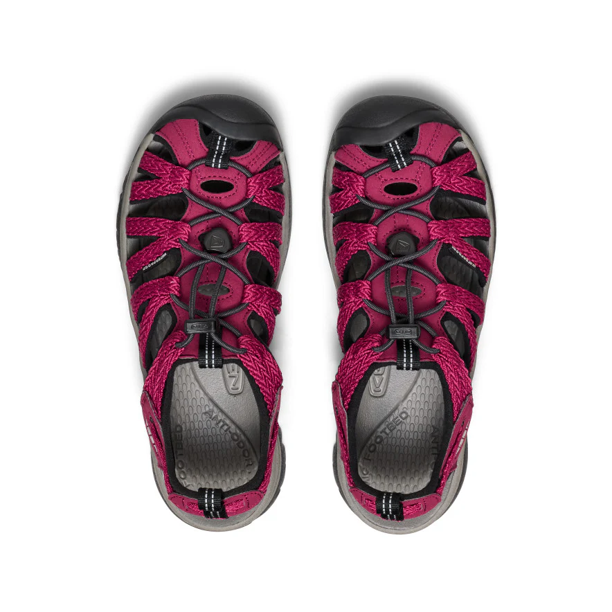 Whisper Sandalen für Damen  |  Beaujolais/Black - Image 4