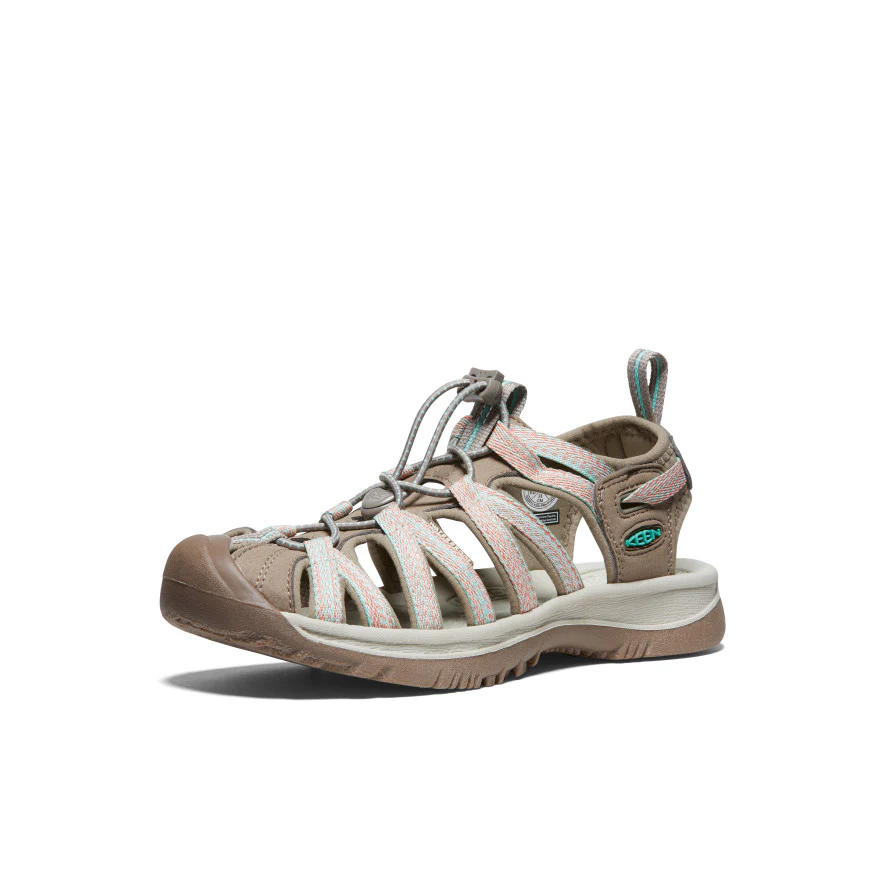 Whisper Sandalen für Damen | Taupe/Coral - Image 3