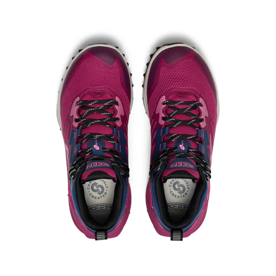 Zionic NXT Wasserdichte Wanderstiefel für Damen | Beaujolais/Pink Lemonade - Image 4